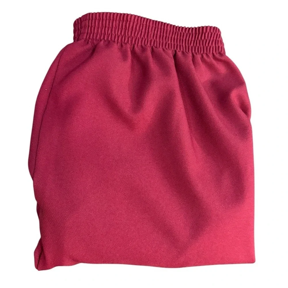 Vintage Donkenny Woman Red Slacks Elastic Waist Plus Size 18W - Picture 6 of 12